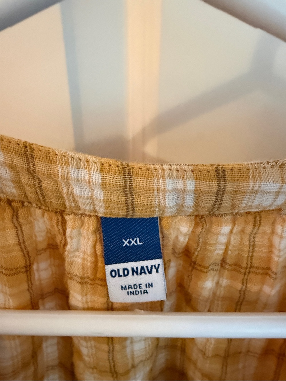 Old Navy Yellow Plaid Sundress All Cotton! (XXL) - Picture 5 of 9